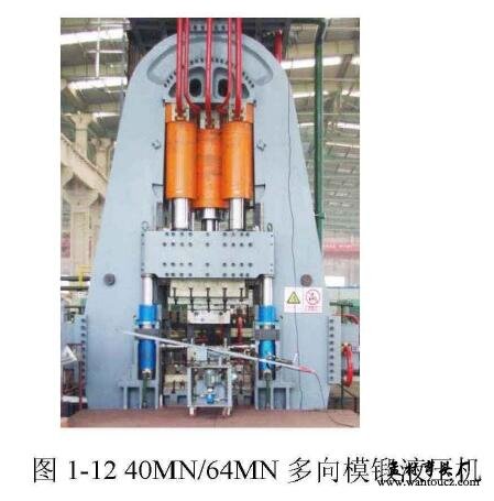 40MN/64MN预应力钢丝缠绕多向模锻液压机